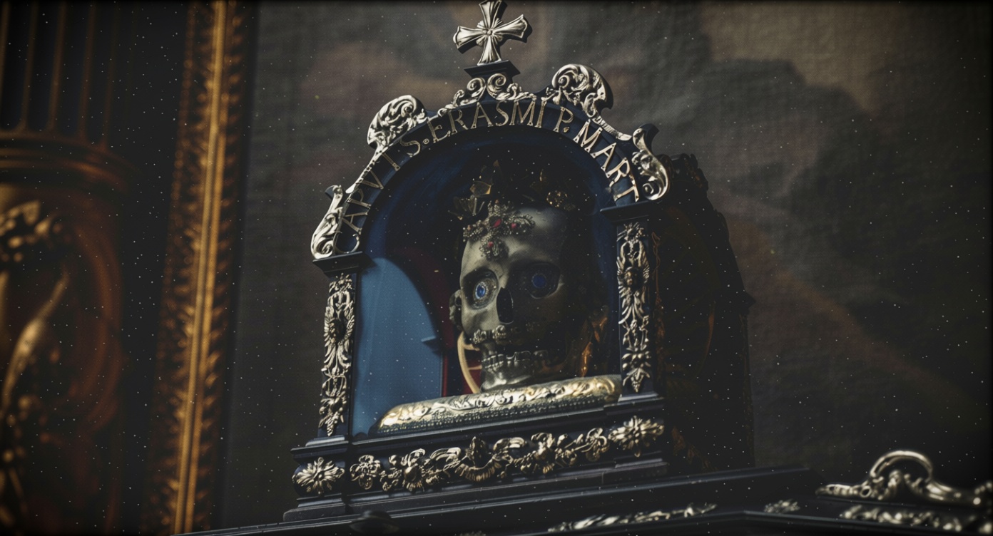 Munich folklore links a black-hooded figure at St. Peter’s Church to the plague