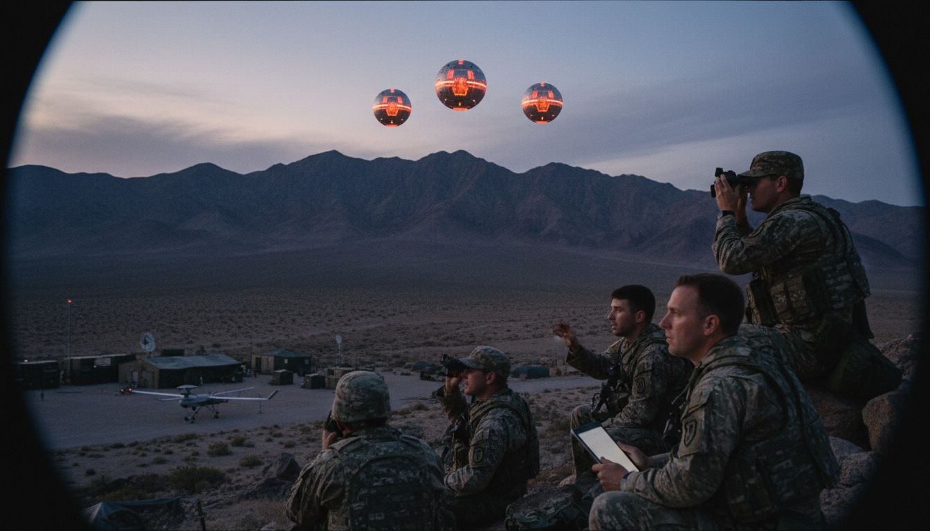 Article examines whether reported UAP orbs may be adversary drones