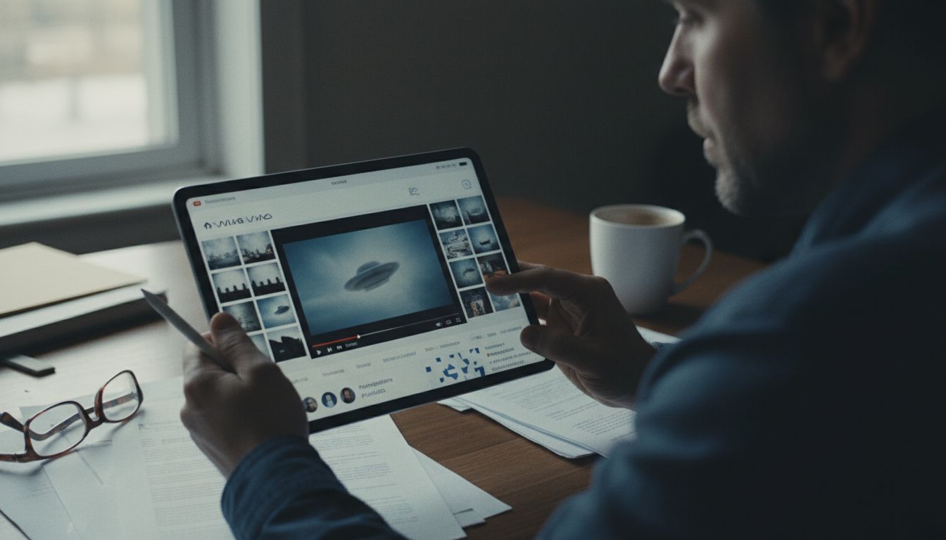 Video discusses UFO topics and disclosure debates