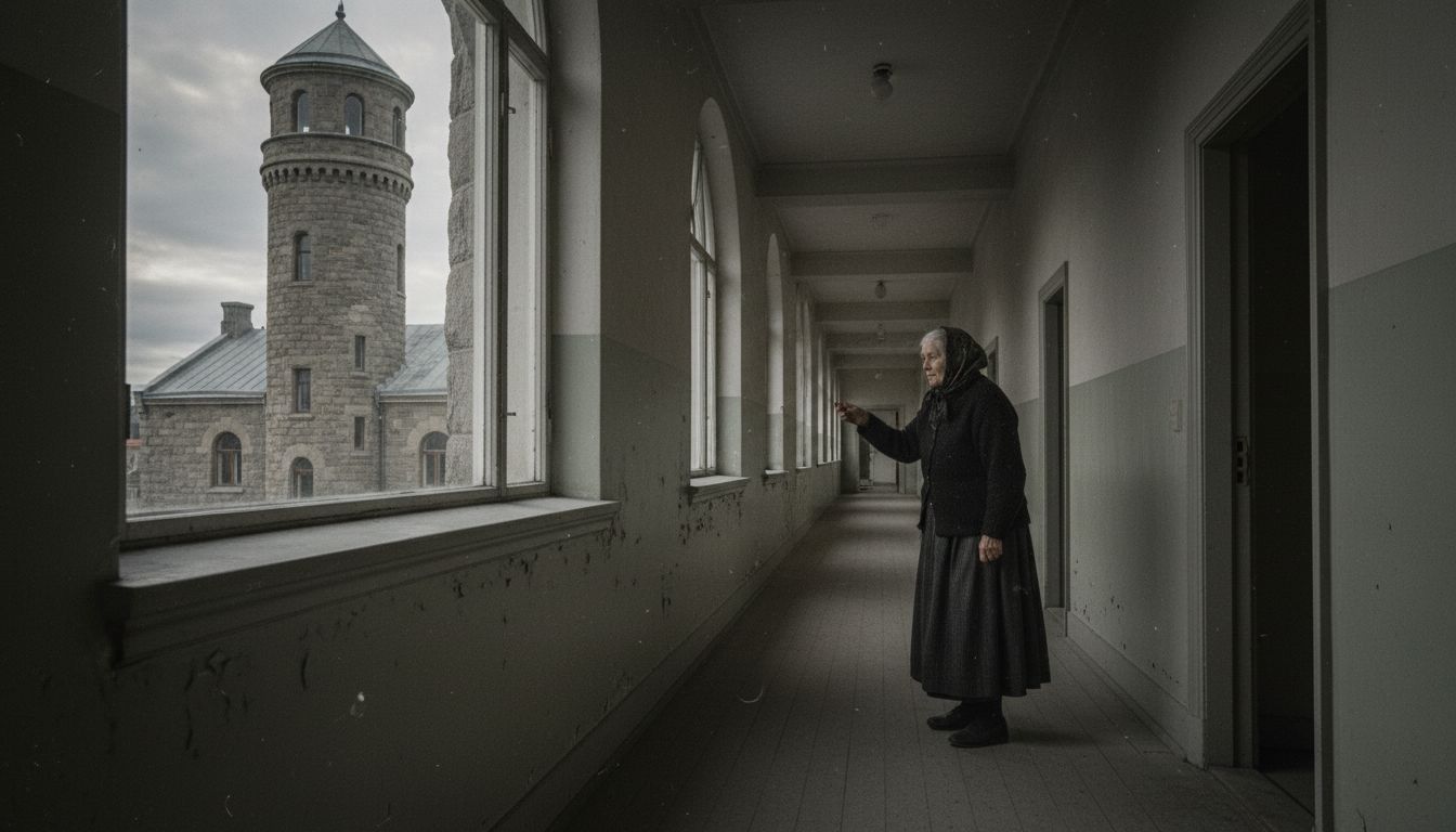 Local article asks whether Anne Brandfjell's ghost haunts the old Sjømannsskolen in Oslo