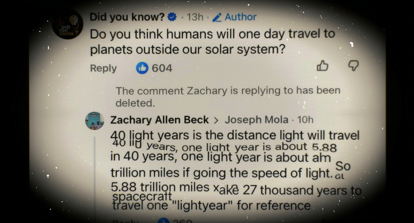 Article argues current physics limits interstellar travel