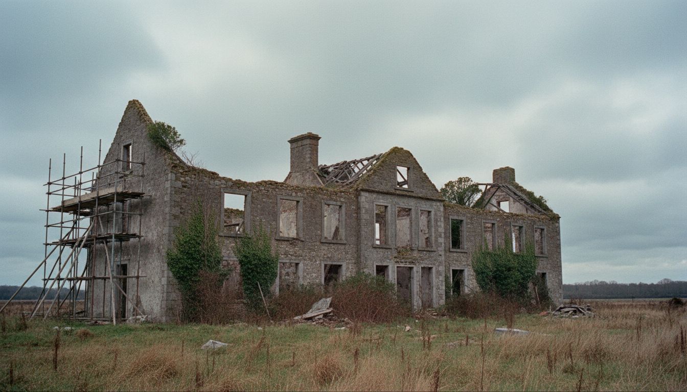 Restoration begins at Westown House in the Naul after years of ruin