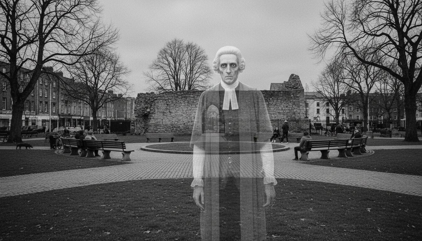 Wolfe Tone Square is said to be haunted by John Toler