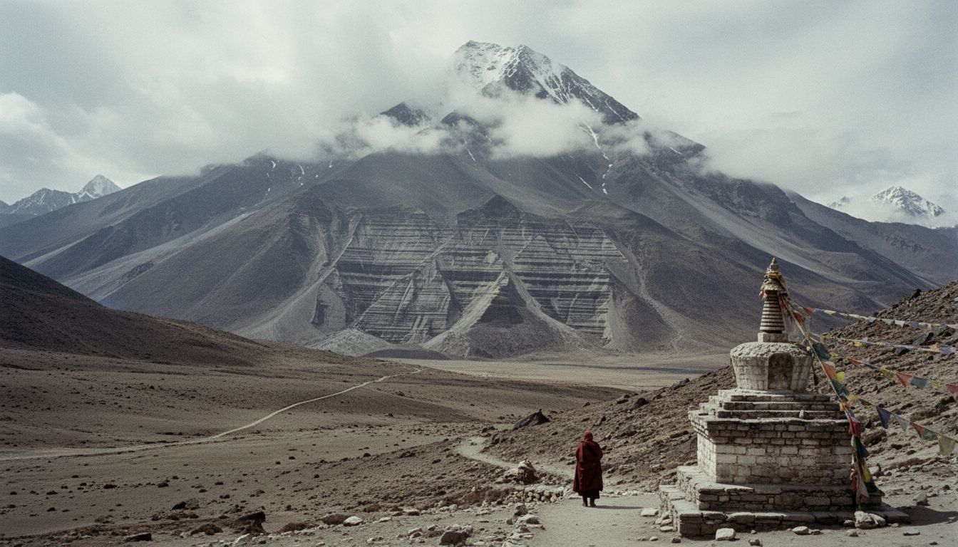 Article discusses unusual claims about Mount Kailash's geometry and mysterious features