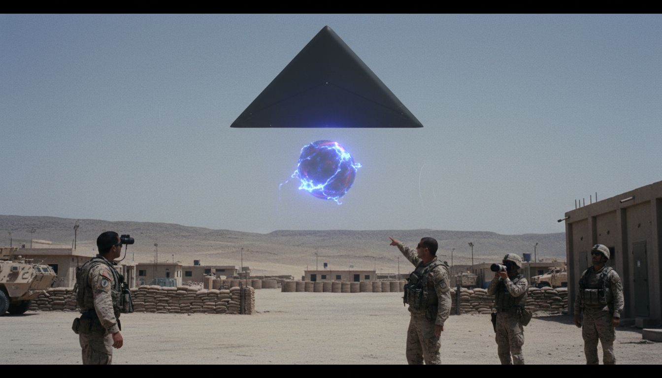 FBI files detail military encounters with triangular craft over U.S. base in Afghanistan