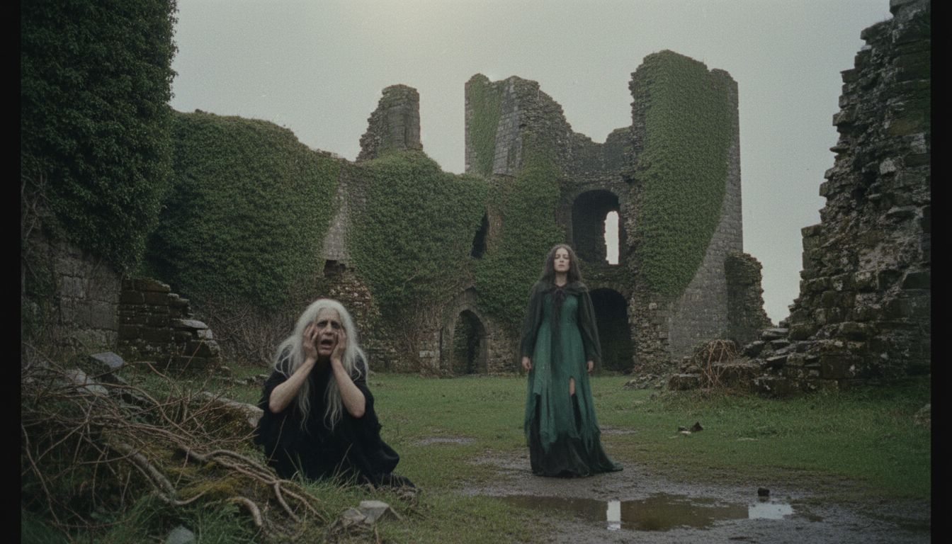 Caerphilly Castle is associated with the Lady in Green and the Hag of Death