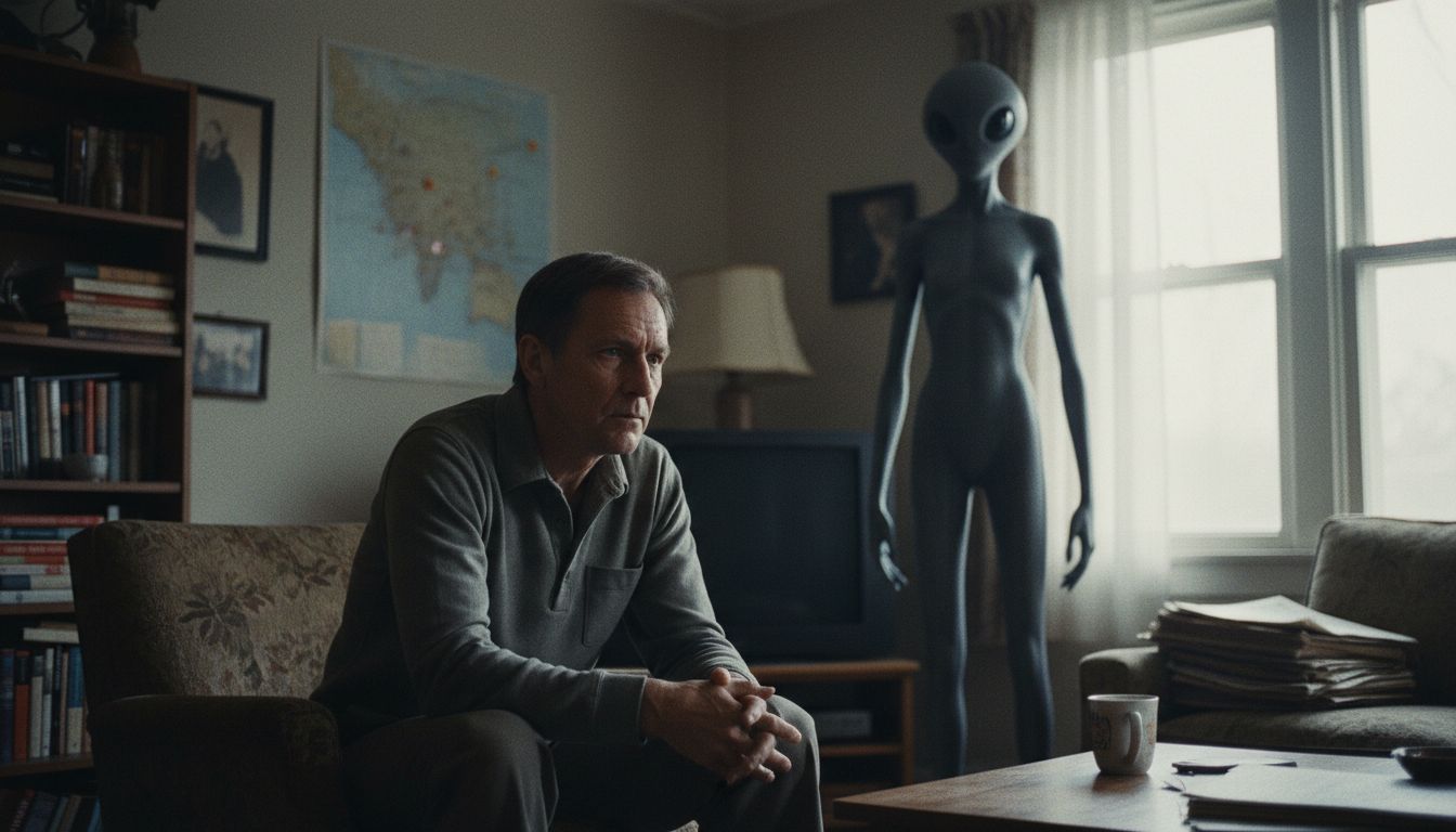 Interview with a self-described UFO contactee discusses alleged extraterrestrial encounters
