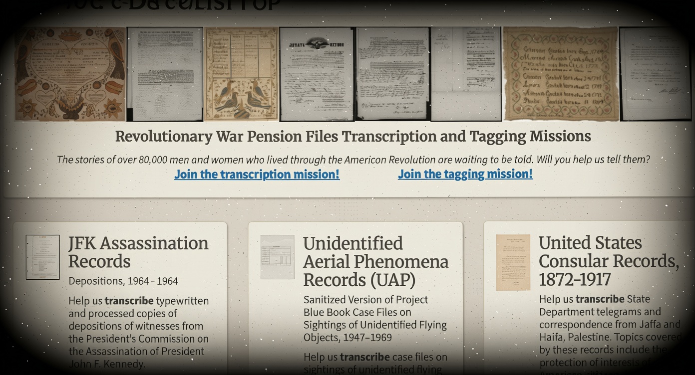 Unidentified Aerial Phenomena (UAP) Transcription Project