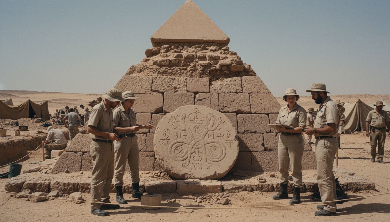 Pyramid-Shaped Roman Tomb Sealed With Underworld Spells Found in Egypt