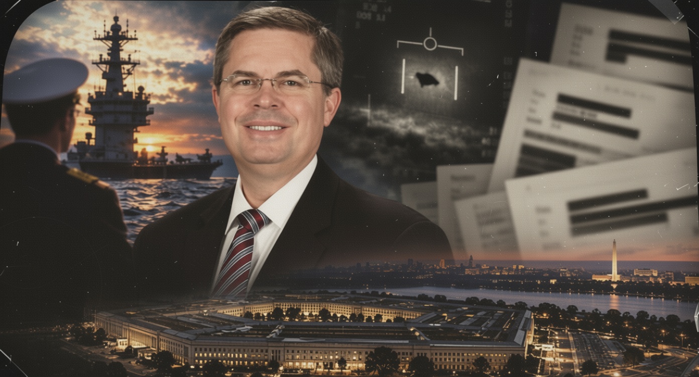 Navy Releases Massive Cache of Scott Bray UAP Emails After Four Years; More Than 300 Pages Withheld in Full