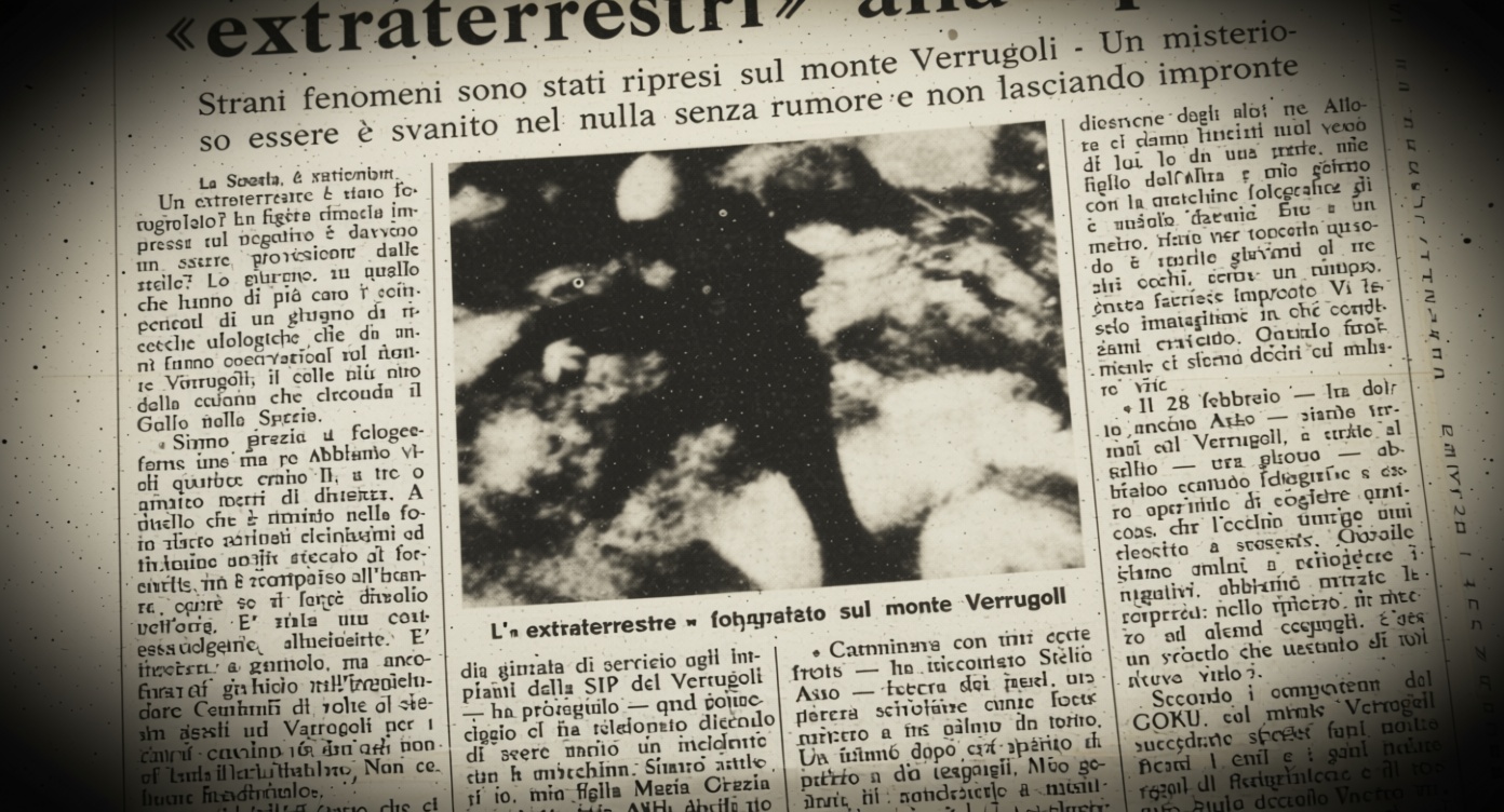 The Monte Verrugoli Humanoid Photograph — La Spezia, Italy — 1976