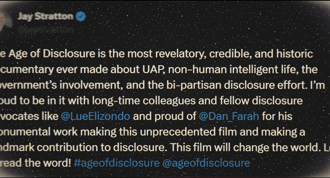 Reddit post about Jay Stratton provides no details on alleged UFO revelation
