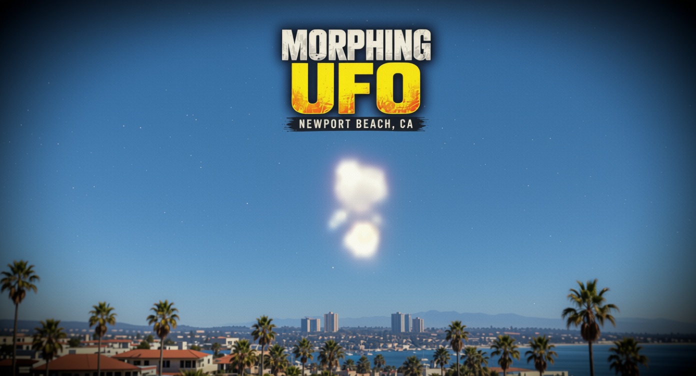 Reddit post reports footage of an object described as a morphing orb