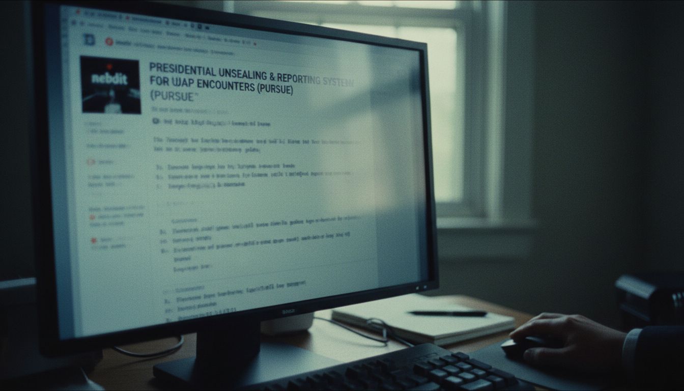 Presidential Unsealing and Reporting System for UAP Encounters (PURSUE)