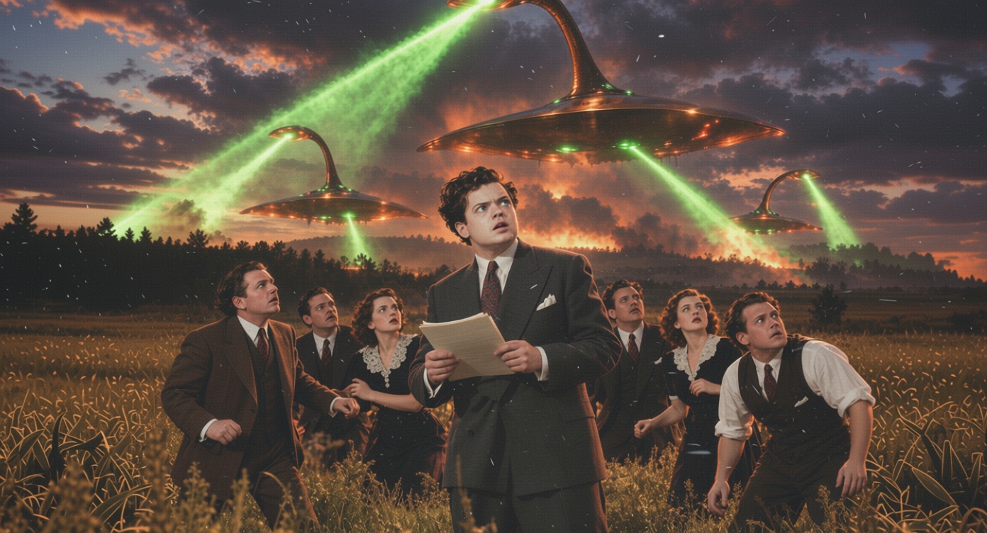 Orson Welles and the War of the Worlds Broadcast Terror 1938