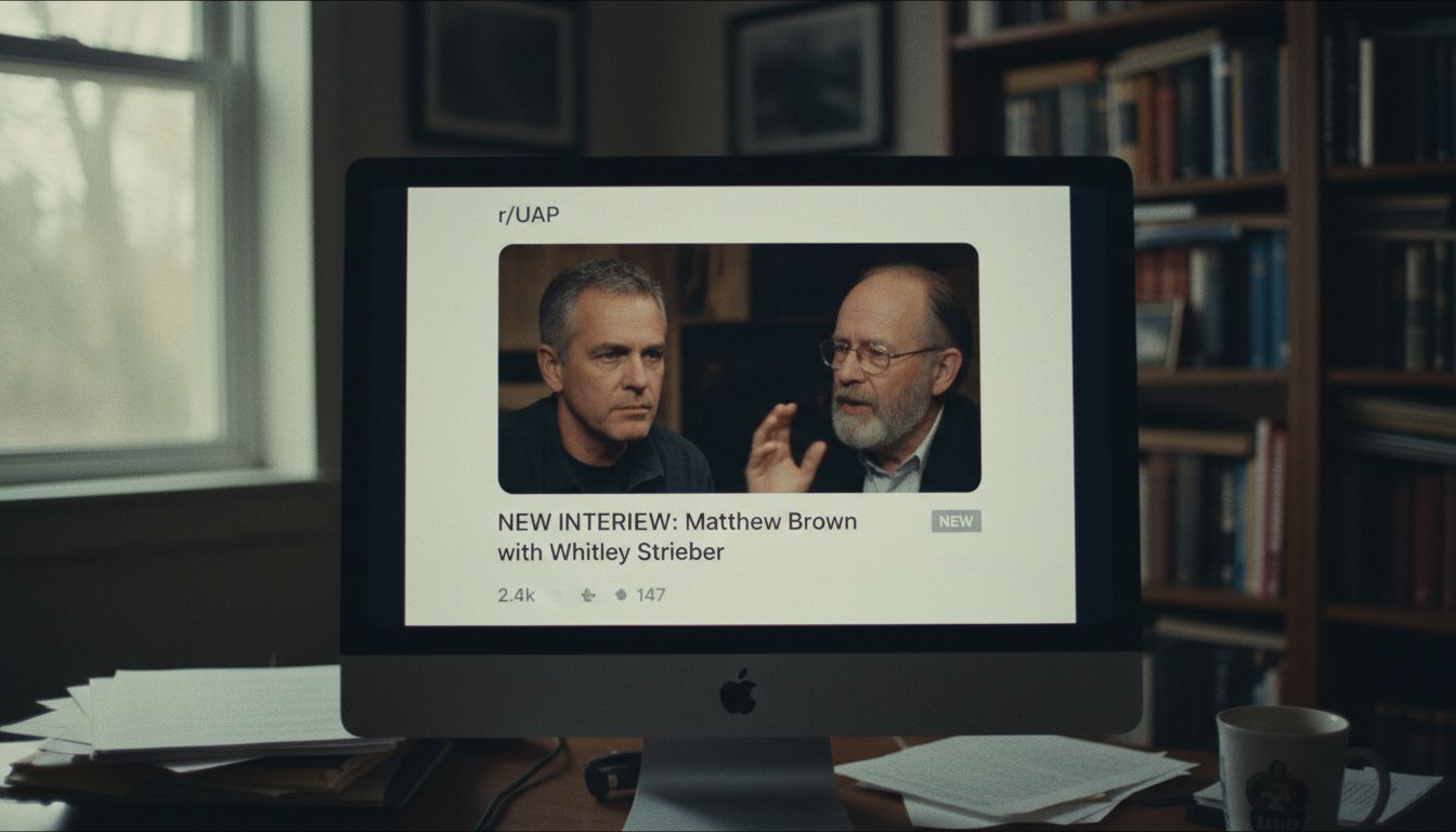Whitley Strieber interviews Matthew Brown