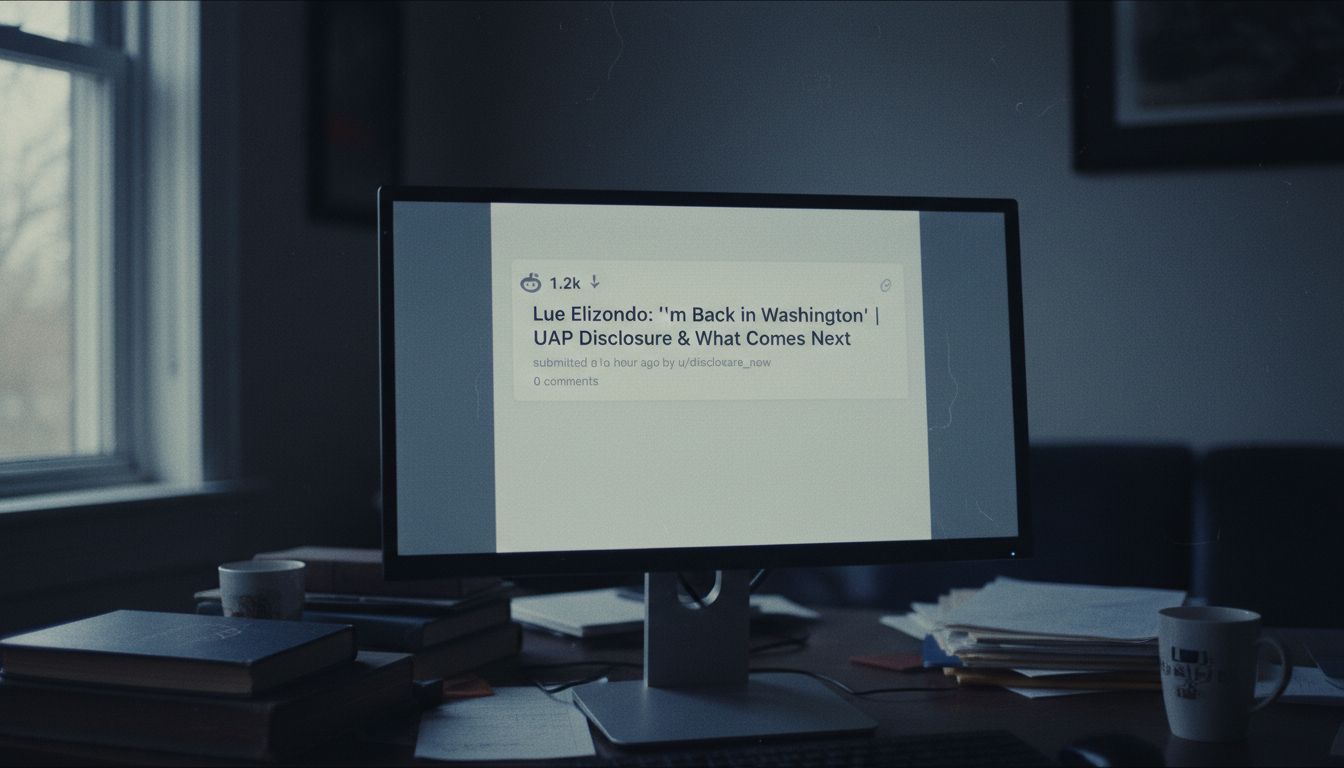 Lue Elizondo discusses his return to Washington and UAP disclosure
