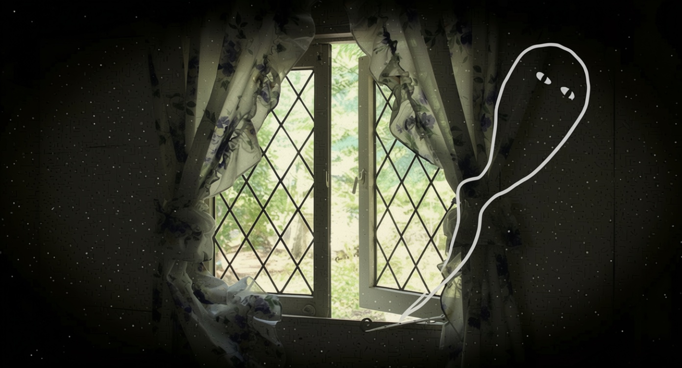 A 1960s Savary Island story recounts a ghost allegedly moved in an envelope