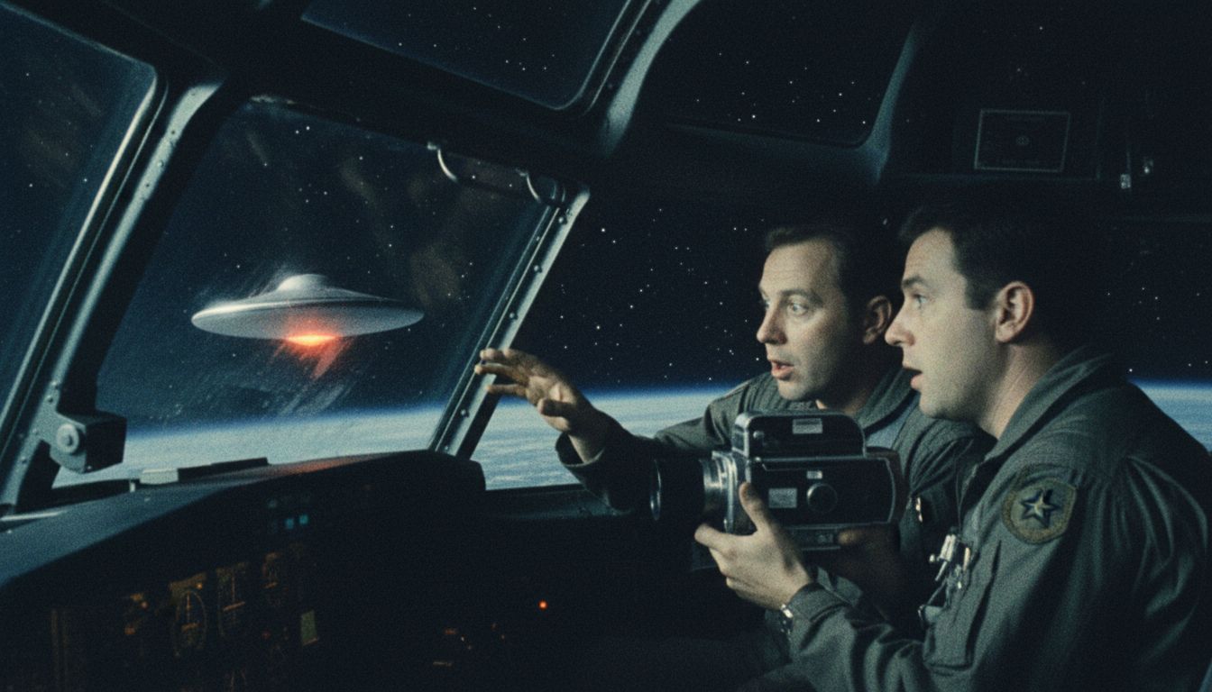 Video presents three alleged UFO encounters from inside aircraft or spacecraft