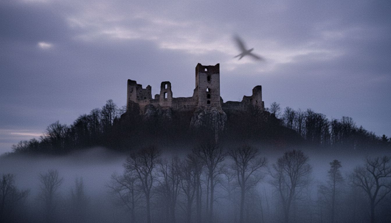 The legend of a demonic omen at Mödling Castle Hill