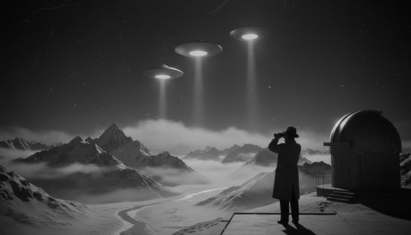 UFOs pictured in the night sky years before the Space Age began - dailystar.co.uk