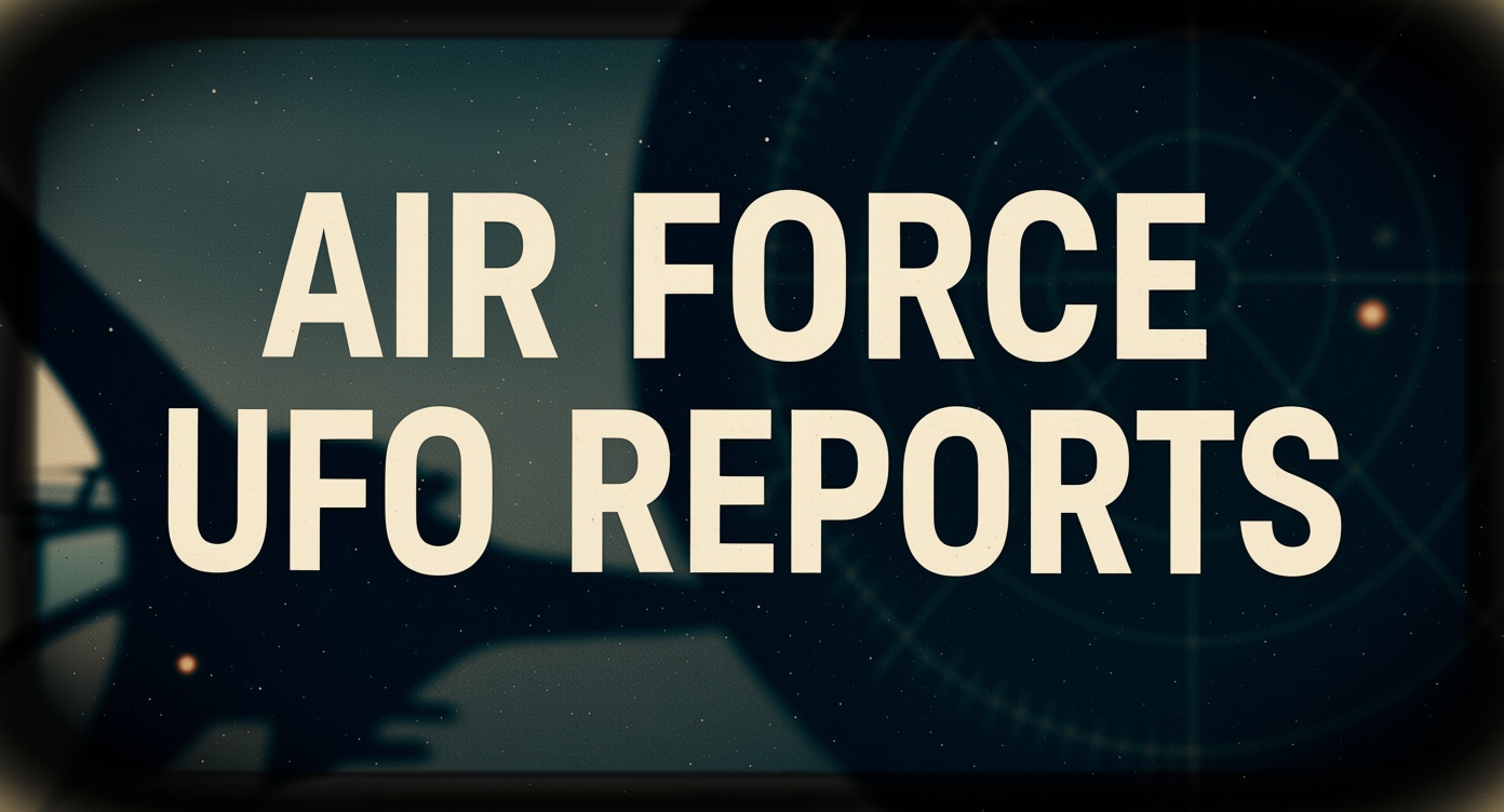 Air Force Pilots Tracked an Unexplained Craft in the Early Cold War