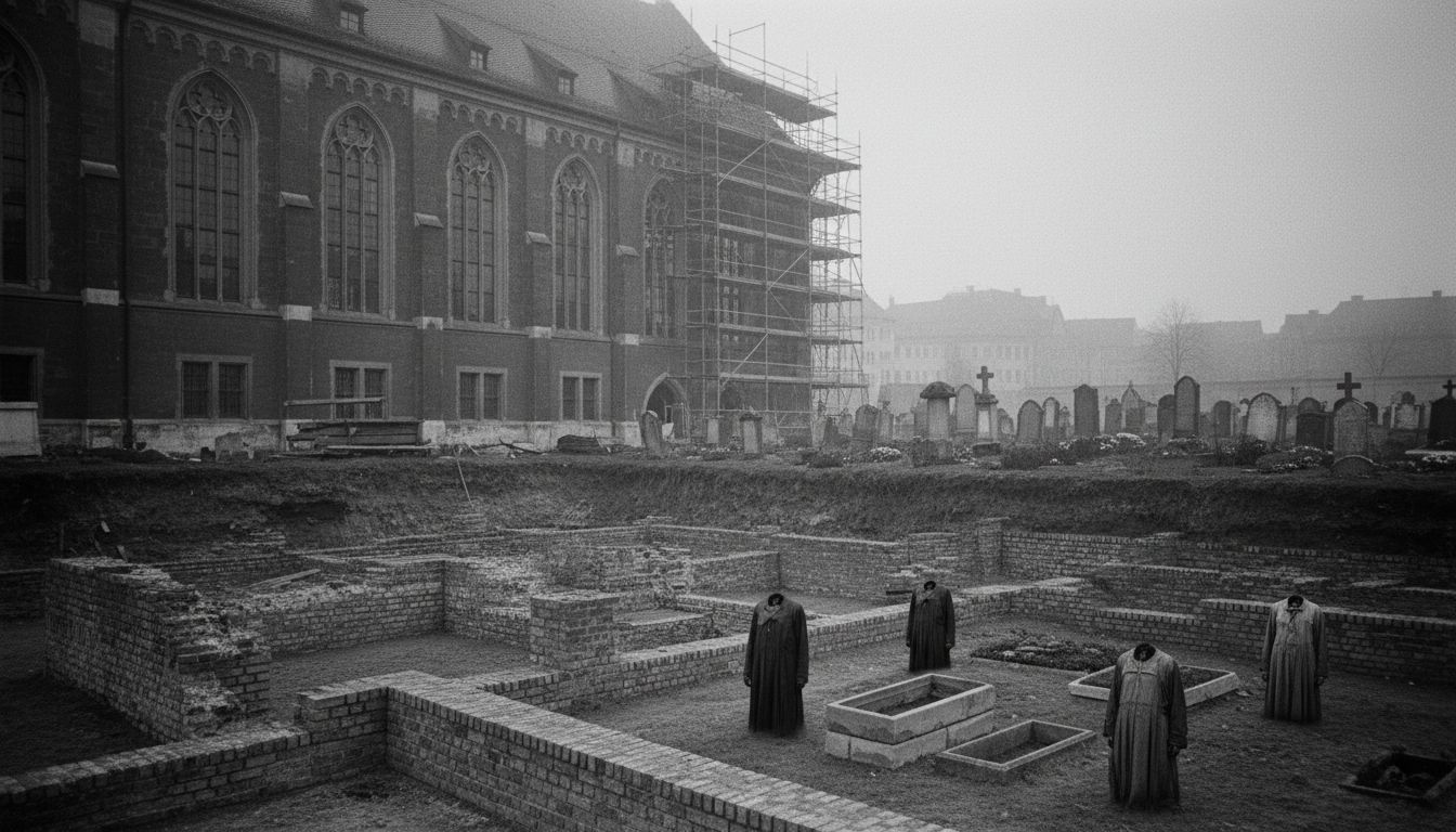 Legend says headless undead haunt Munich's Ruffinihaus courtyard