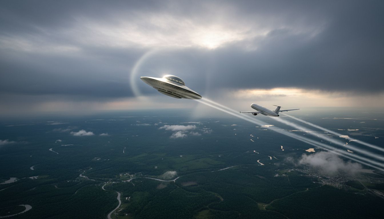 Eerie Video Appears To Show Flying Saucer Zooming Past Airplane In Wisconsin