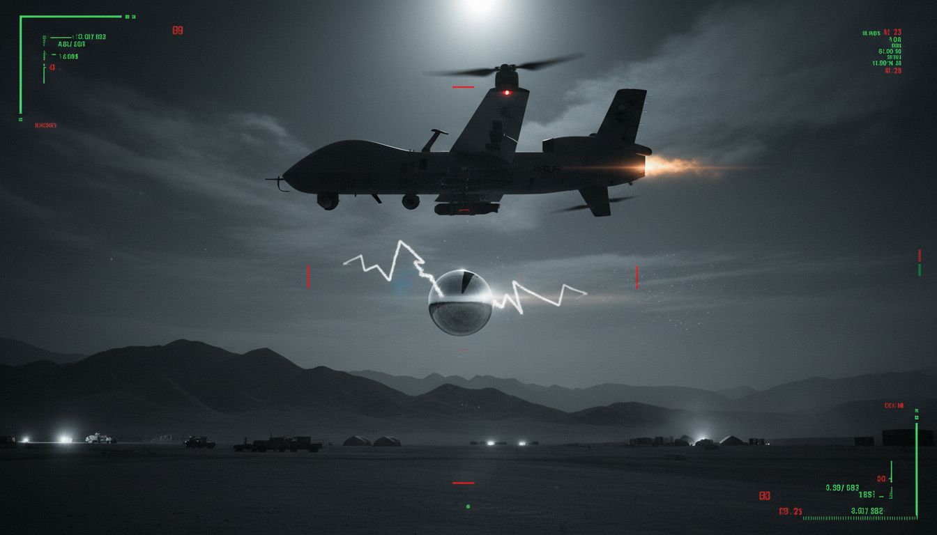 New UFO Video: Top-Secret Reaper Drone Chases 'Metallic Orb' During Operation