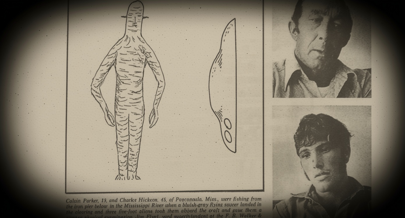 The Pascagoula UFO case involving Calvin Parker