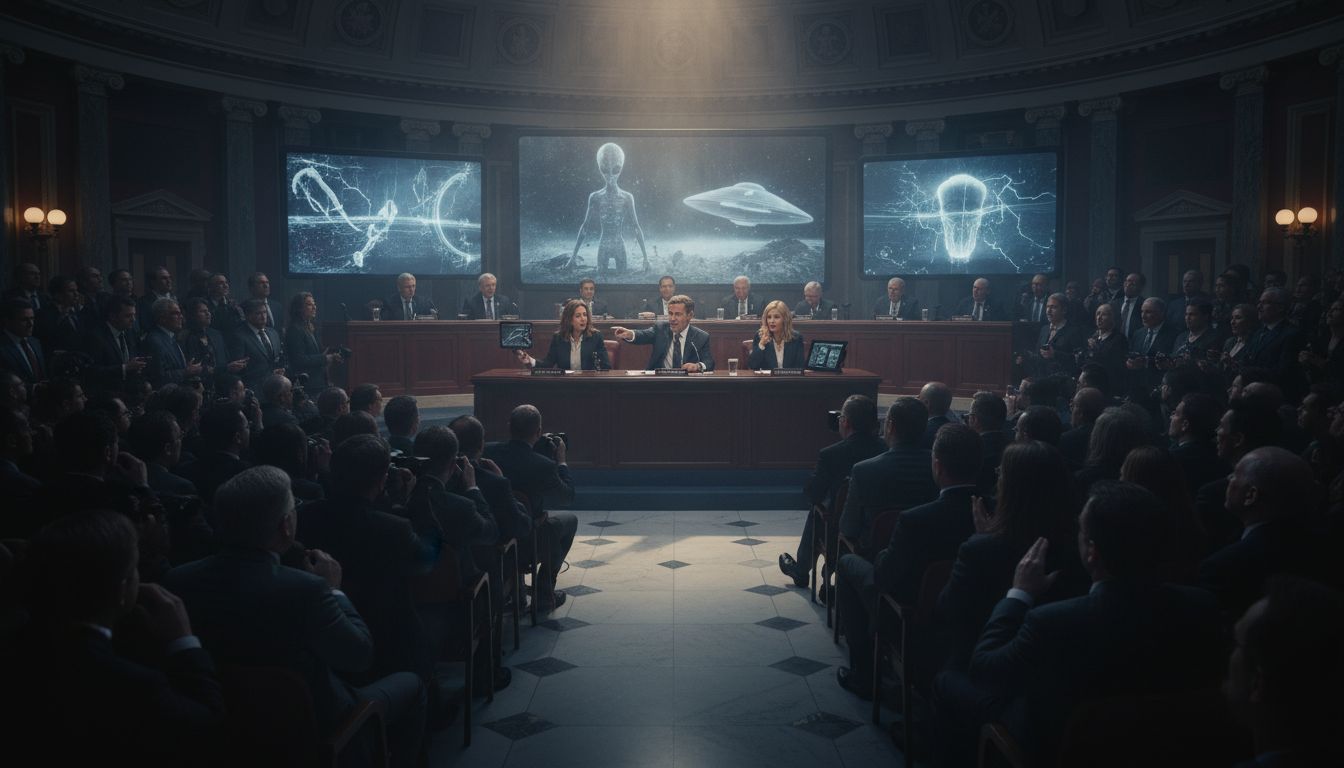 UFO Hearing LIVE: Whistleblowers Shock at Alien Bodies