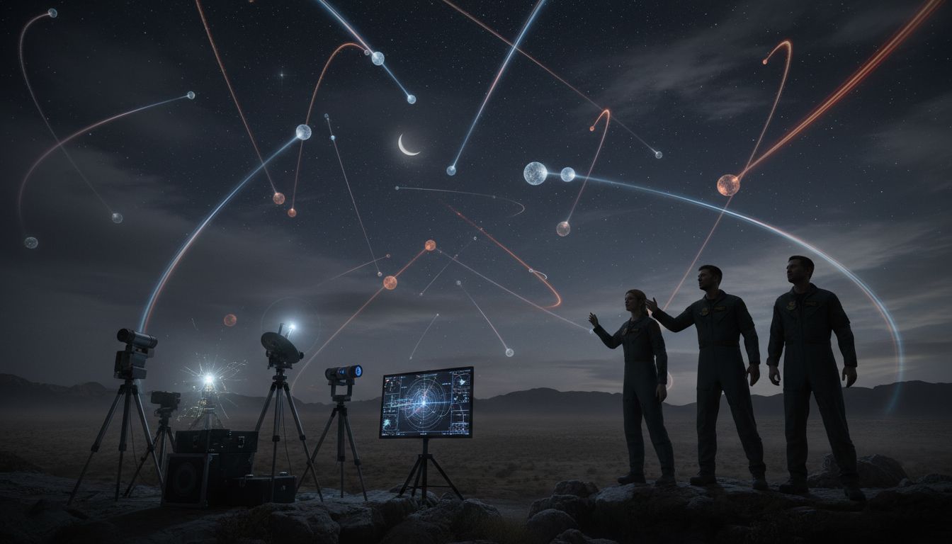 The Night of the UFOs: Multi-Sensor Confirmation