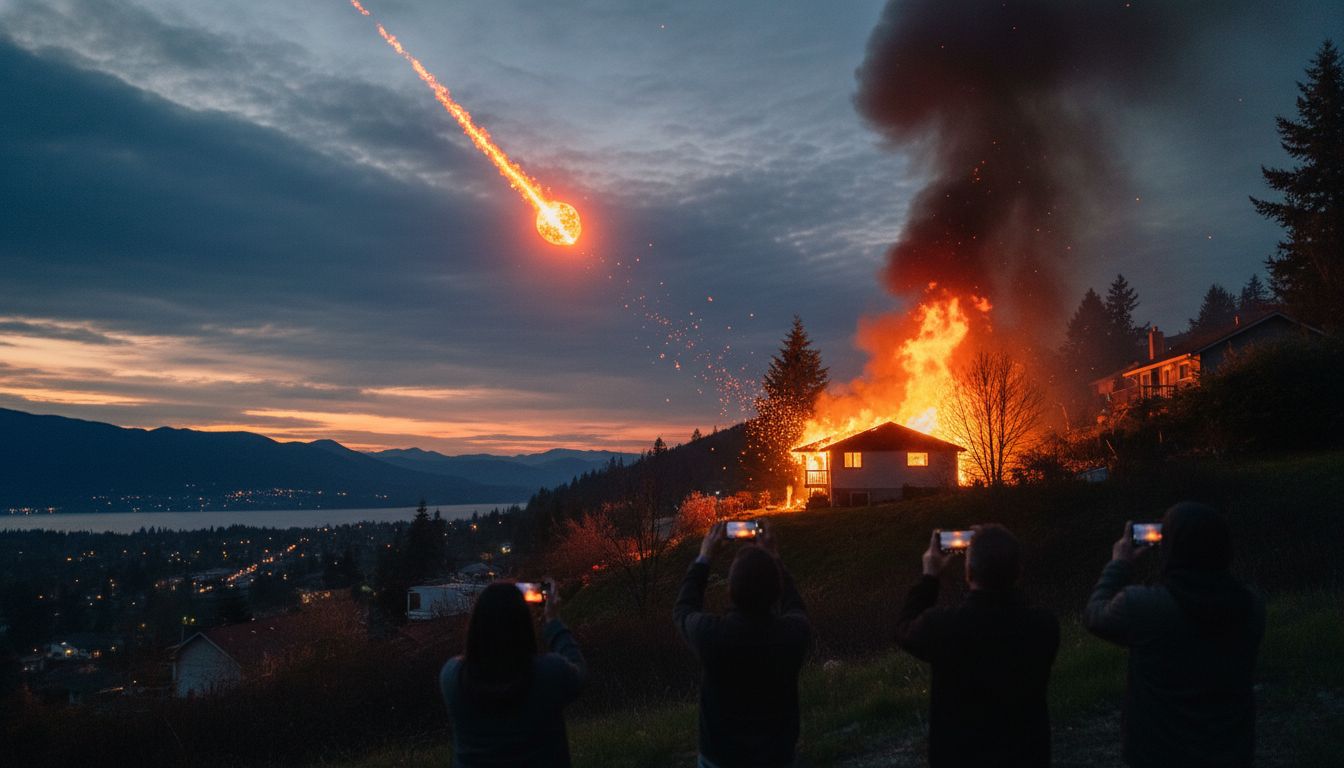'It started flying towards us’: Mysterious fireball ignites blaze in Peachland