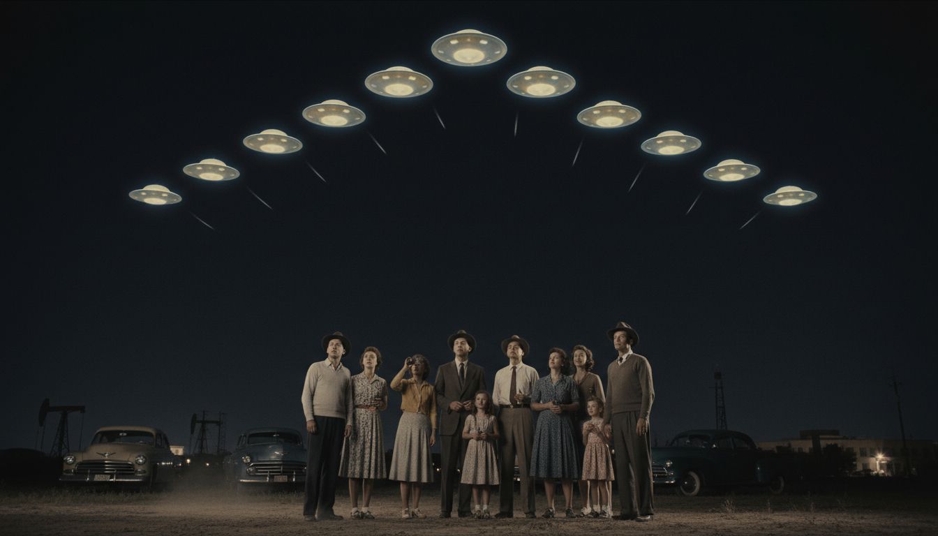 The Lubbock Texas Lights UFO Swarm of 1951