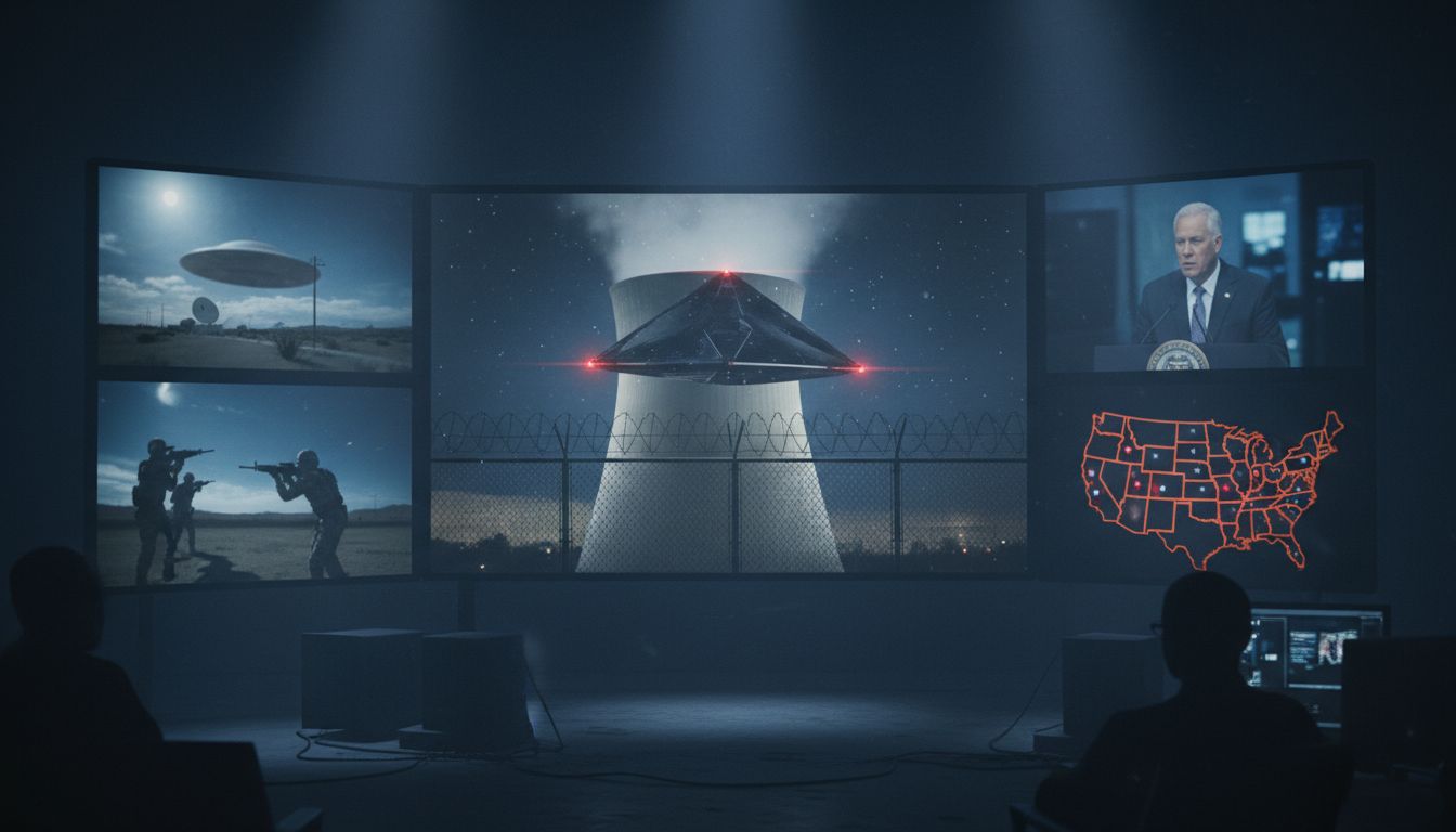Mystery Drone UFOs Target NUCLEAR Power Plant and are an "ONGOING CRISIS"!
