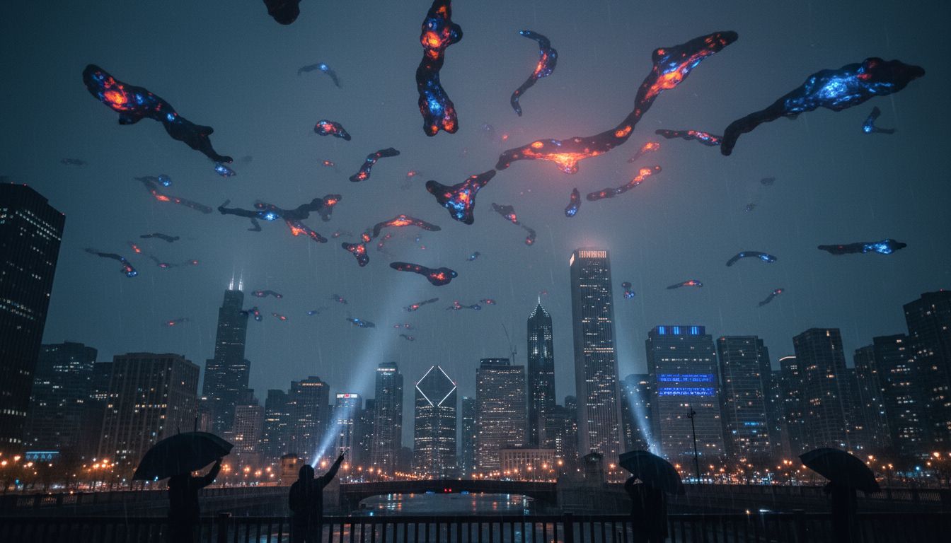 Plasmoid UAP Swarms Over Chicago - 2024 & 2025