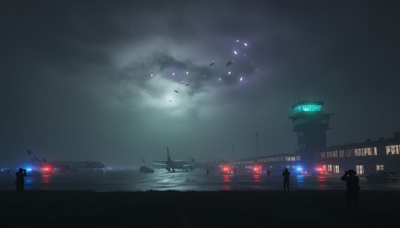 Begrundet mistanke om droneaktivitet ved Aalborg Lufthavn