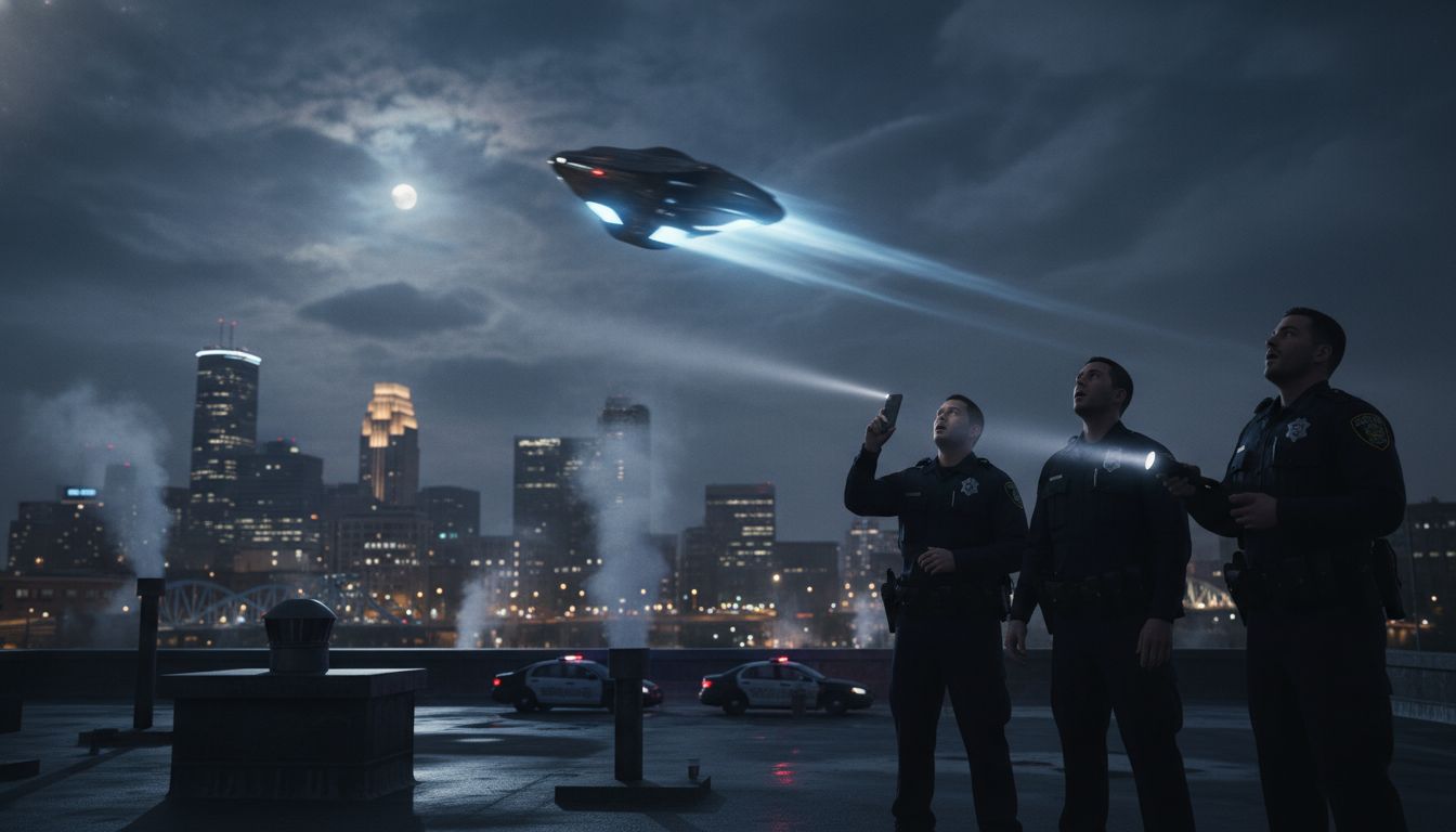 Mystery over Minneapolis, police shocked by 'UFO' that defies the laws of physics - Telegrafi