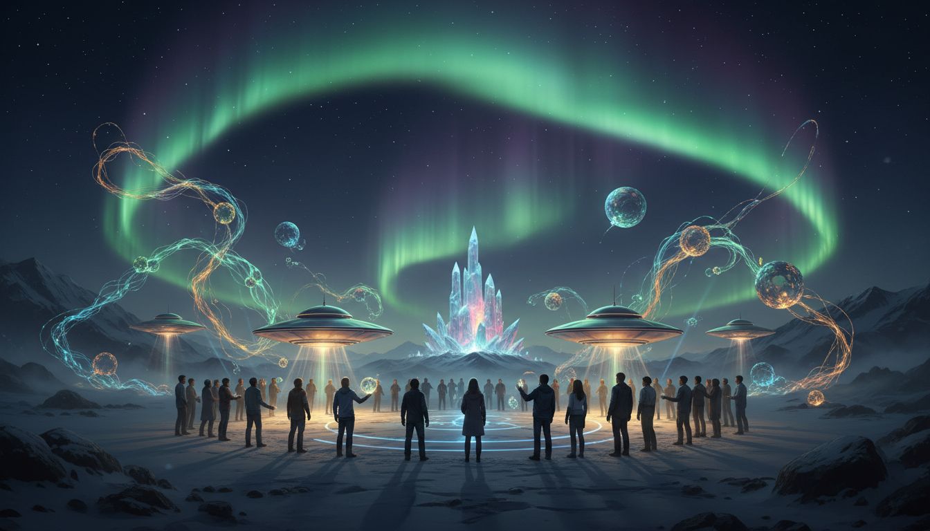 Recent Contact Experiences Coinciding with Auroral Activity