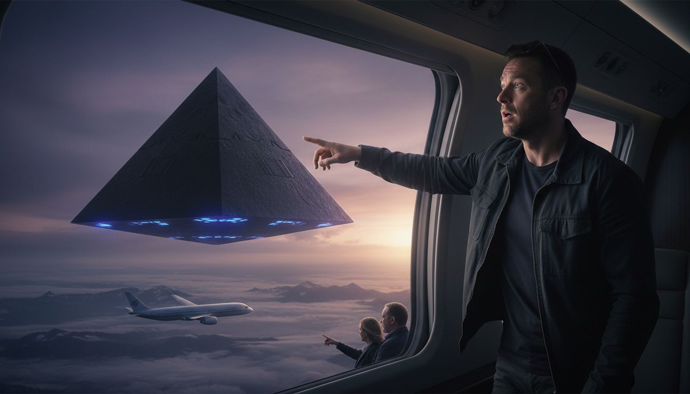 Will Mellor saw a 'black pyramid' UFO when he was jetting abroad for a family holiday - Daily Star