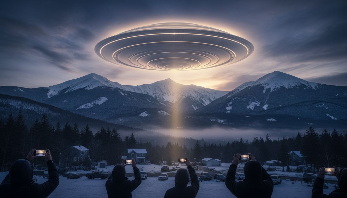 UFO-like lenticular cloud forms over White Mountains of NH - WMUR