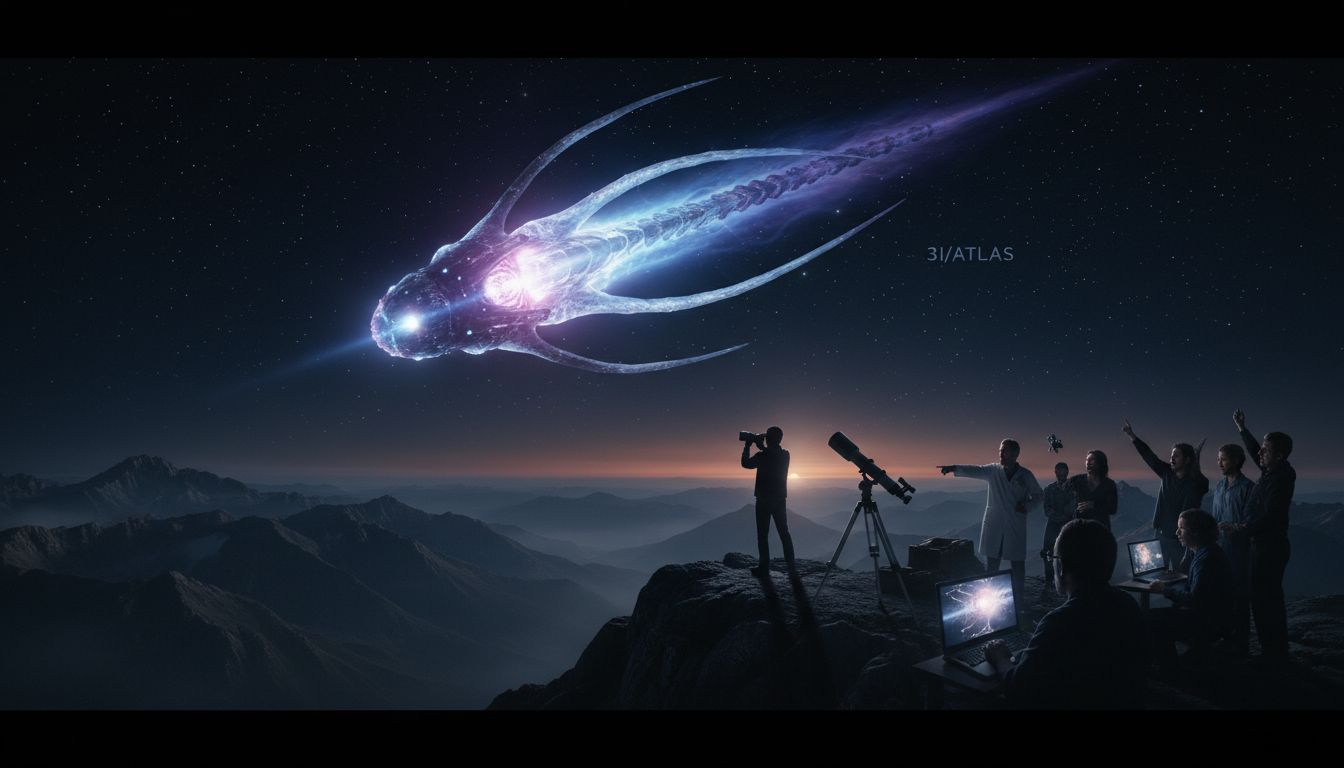 3I/ATLAS: Video Of The Interstellar Comet Glowing On The Edges Like An Alien Spaceship Goes Viral; AI Or Genuine? - Mashable India