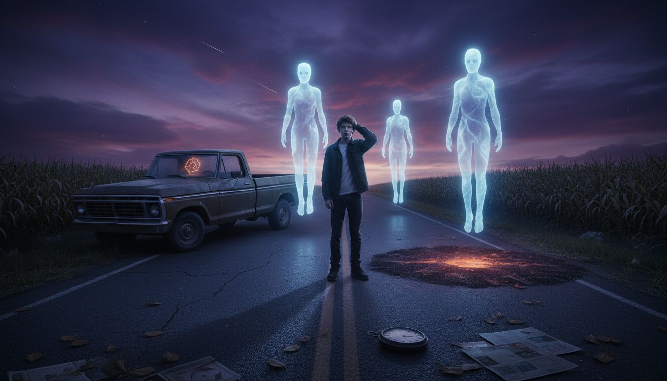 VANISHED TIME & LUMINOUS ENTITIES: Indiana Teenager Lost Three Hours on a Back Road at Night