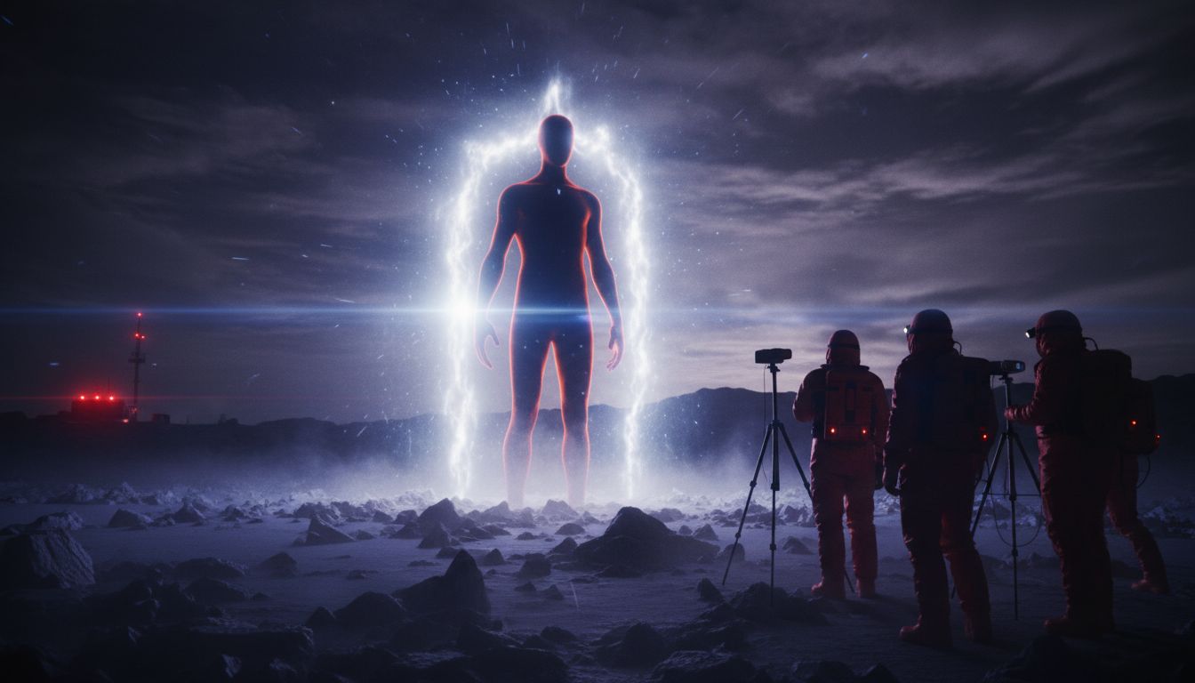 “SCIENTISTS WATCHED IT WALK OUT OF A PORTAL OF LIGHT”