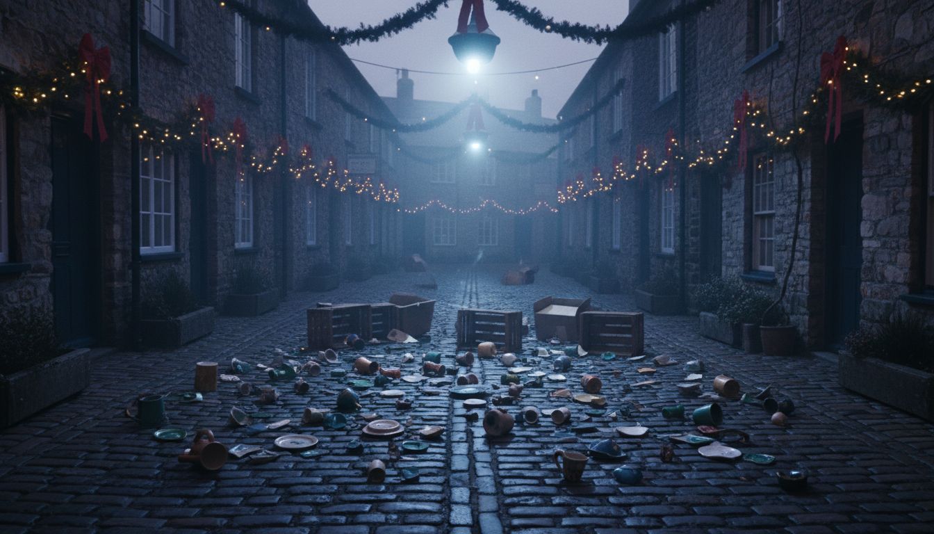 Grumpy ‘Grinch’ Ghost Strikes Again By Smashing Pots at North Devon Gift Shop The Moorlander
