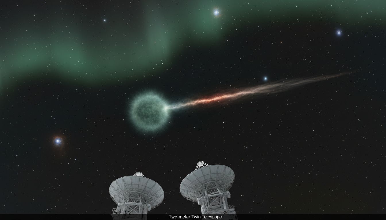 A Sunward Jet from 3I/ATLAS, Imaged by the Two-meter Twin Telescope