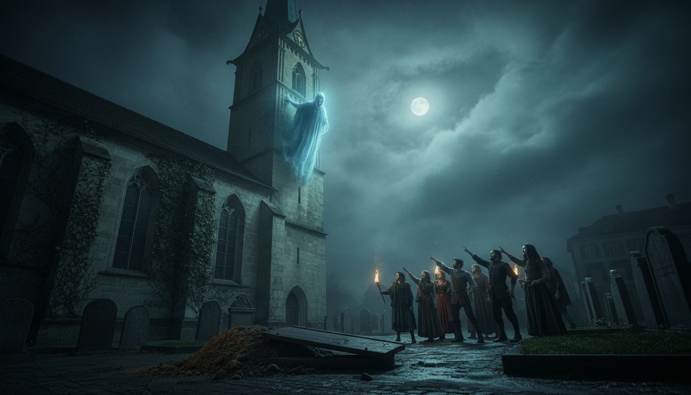 Mayor Rudolf Brun’s Ghost Under St Peter’s Church Tower in Zurich