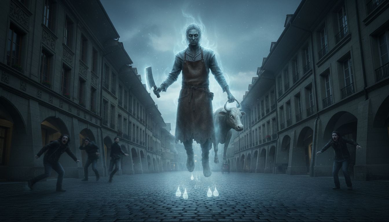 The Cursed Butcher Apprentice Haunting Rathausgasse in Bern 