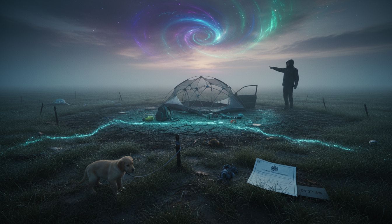 WHAT? ALIEN CRAFT ABDUCTED OUR PET DOG & STOLE OUR CAR!