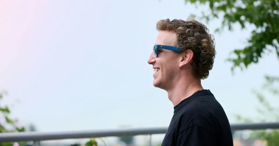 Meta-topman Mark Zuckerberg tijdens de presentatie van de kwartaalcijfers